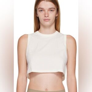 SKIMS Boyfriend Sleep Crop Tank Top in Marble Size M NWT